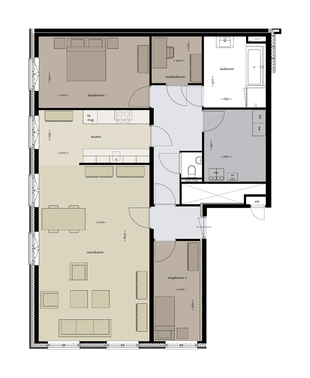 Appartement Hart Van Brabantlaan, Tilburg - Te huur