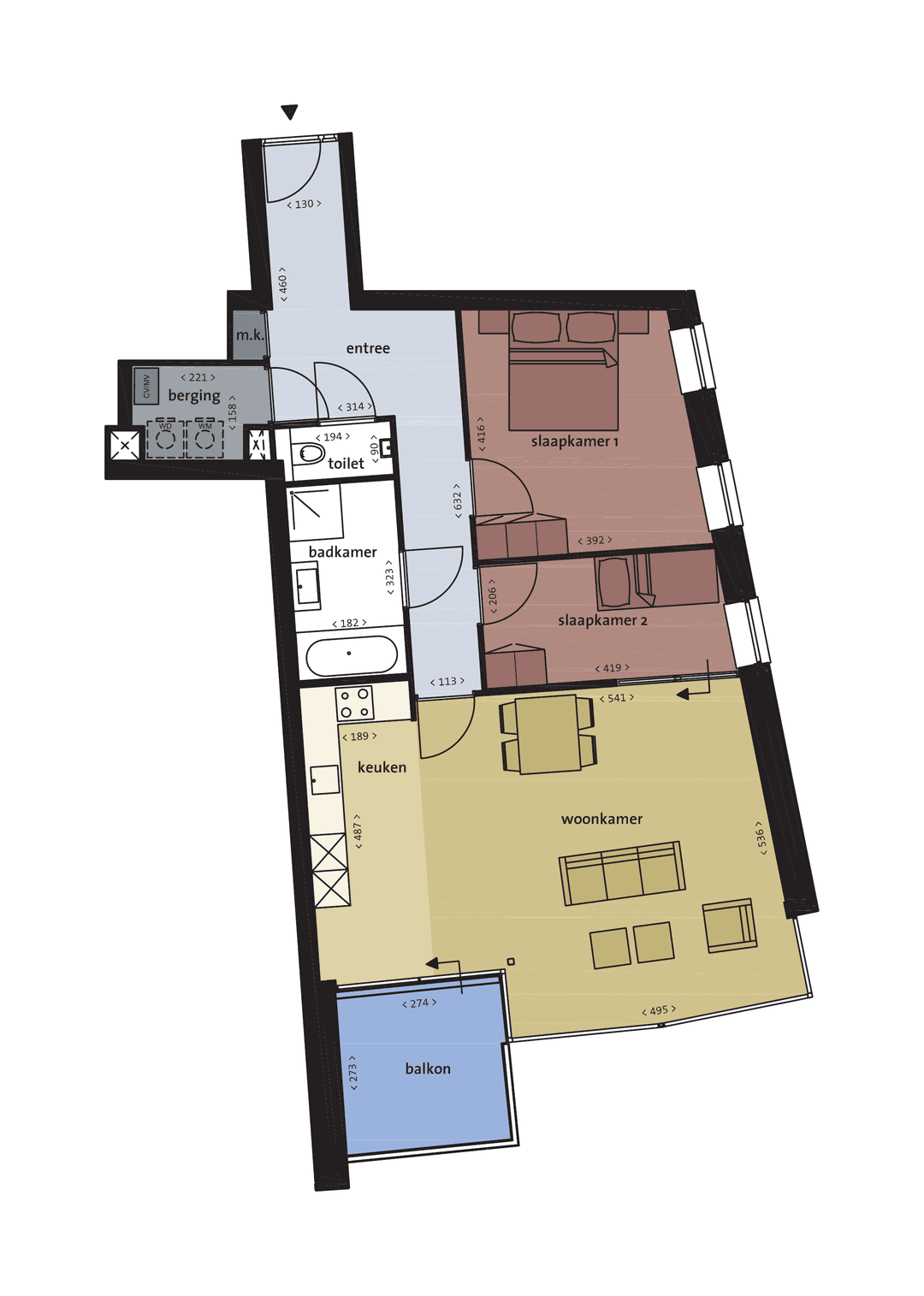 Appartement Ien Daleshof 47, Rotterdam - Te Huur