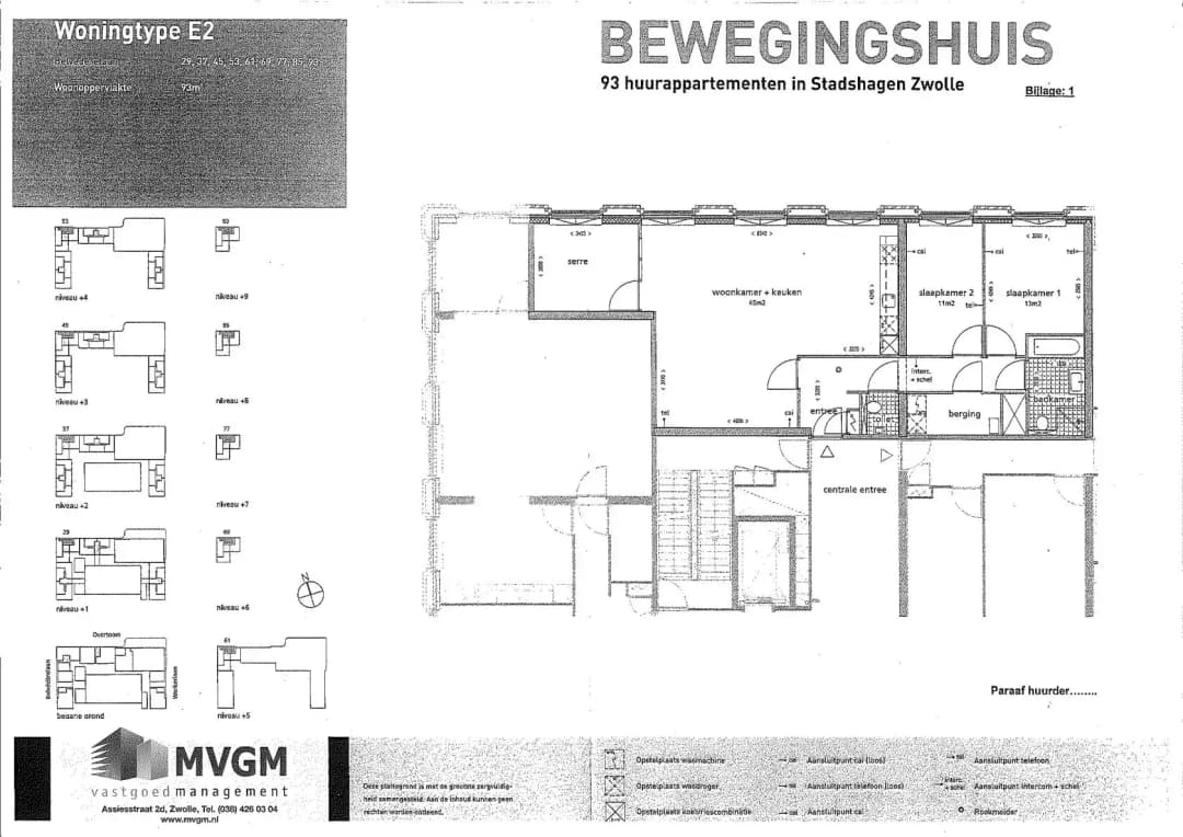 Belvederelaan 53, Zwolle - 3-Zimmer-Wohnung
