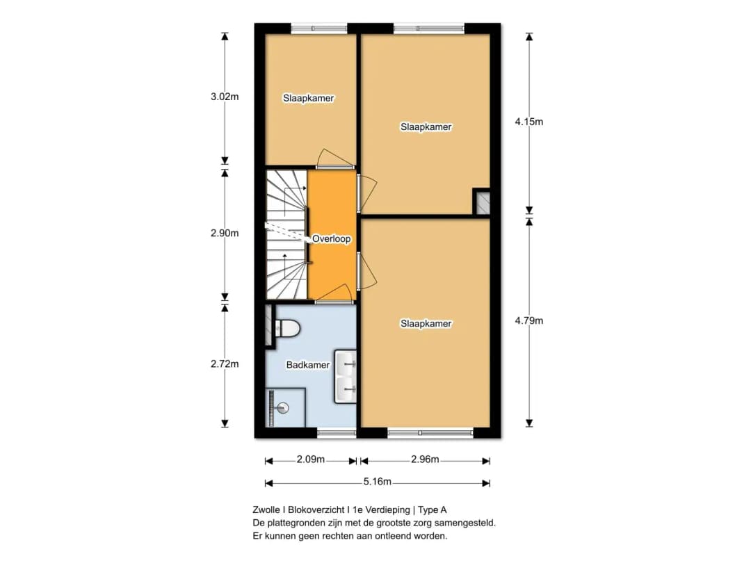 4-kamer-tussenwoning aan Slotenhagenstraat, Zwolle - Te huur