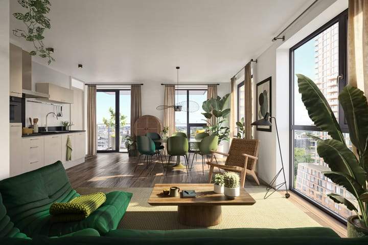 3-kamer appartement Hogehilweg, Amsterdam - Te huur