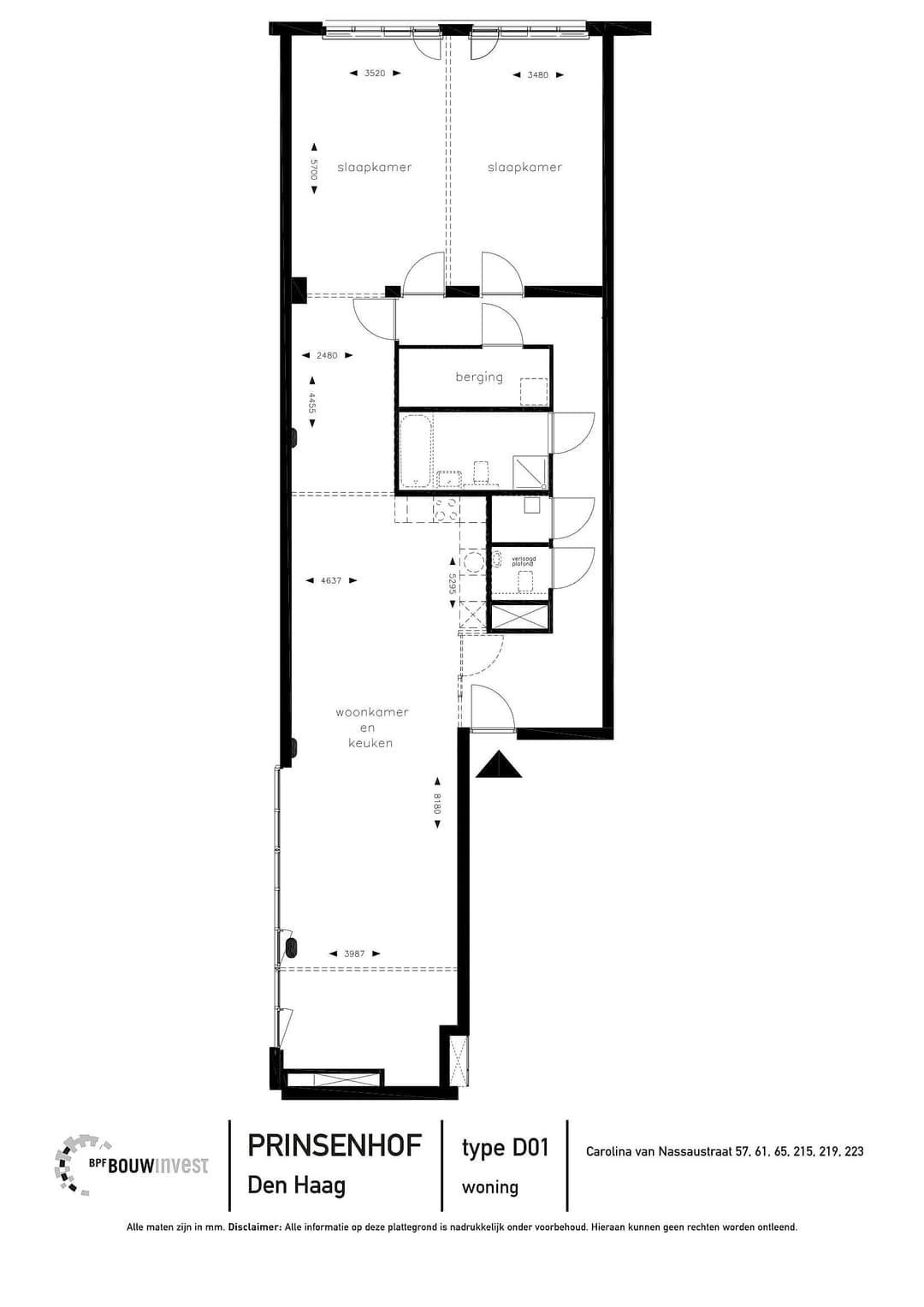 Appartement Carolina van Nassaustraat, Den Haag - Te Huur