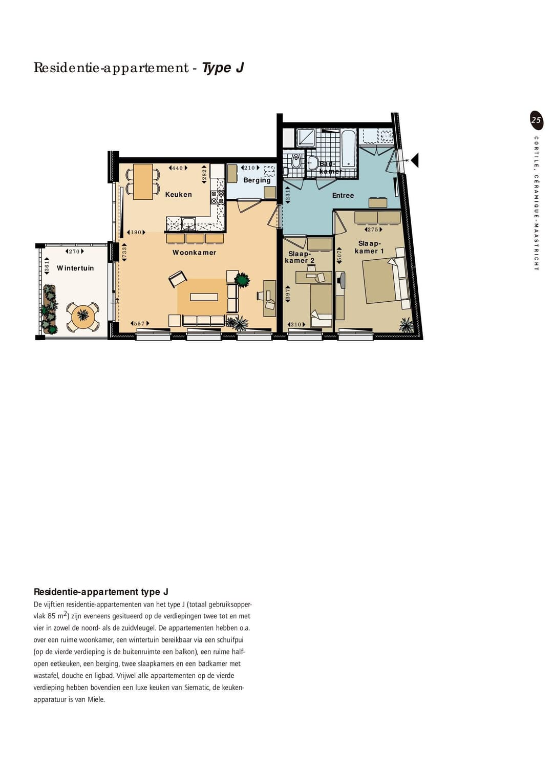 Mosalunet 62 C, Maastricht - Appartement à louer