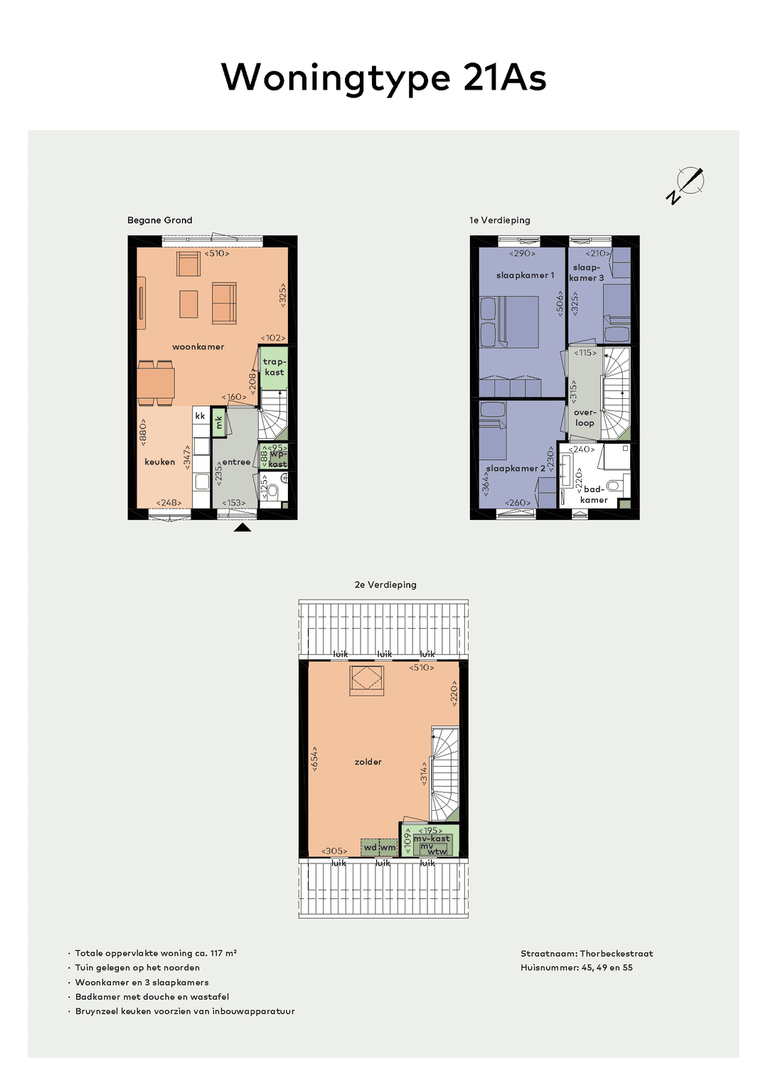 Thorbeckestraat 45, Oosterhout - Zur Miete