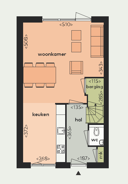 Burgemeester Verdaasdonkstraat 54, Teteringen - casa adosada