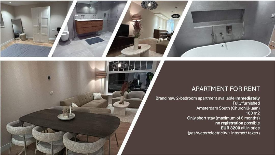 Appartement Amstelkade 186, Amsterdam - À louer