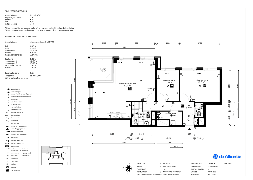 Appartement de 3 pièces Liendert, Amersfoort - À louer