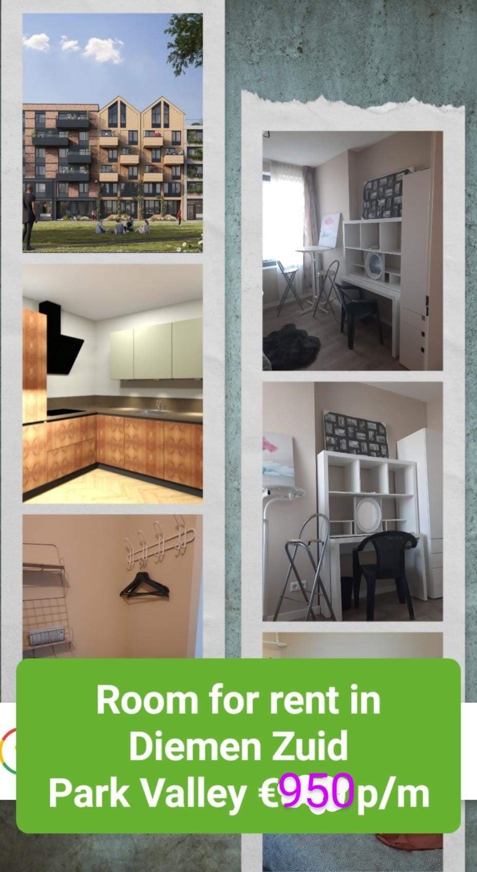 Gemeubileerde kamer aan Cees Sipkeslaan, Diemen - Te Huur